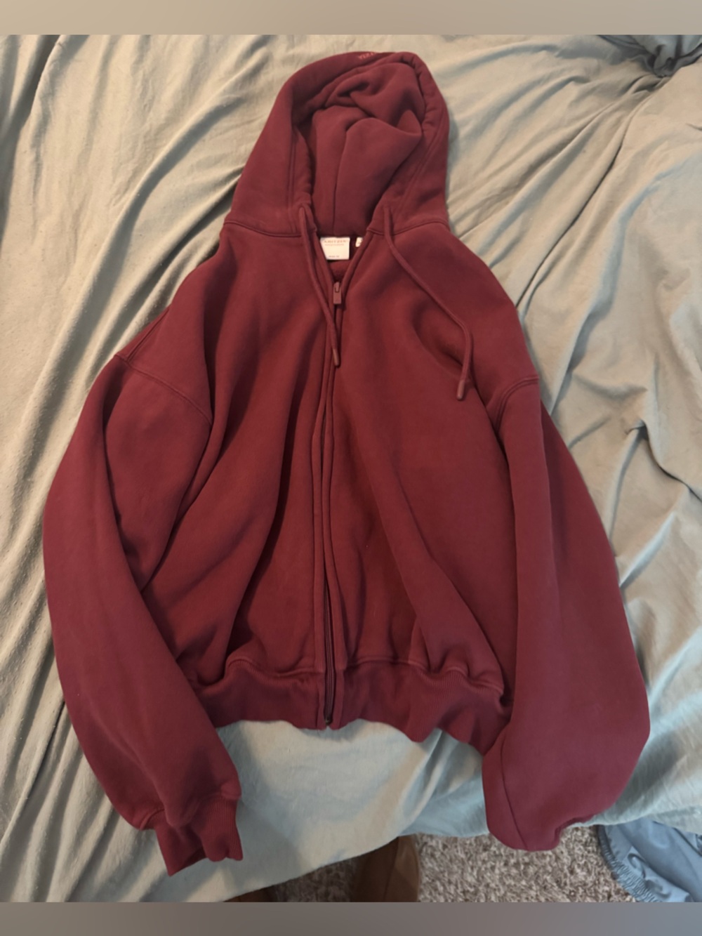 Aritzia Cozy Sweatfleece Mega Zip Hoodie